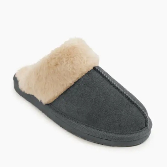 Minnetonka Chesney Charcoal Slippers/Mules Women's Size 7 Brand New In Box - Picture 3 of 8